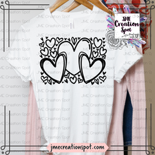 Load image into Gallery viewer, Bunch of Hearts T-Shirt