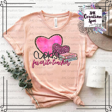 Load image into Gallery viewer, Cupid's Favorite Teacher T-Shirt