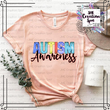 Load image into Gallery viewer, Autism Awareness Neon Lights T-Shirt