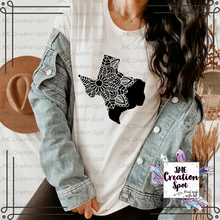 Load image into Gallery viewer, TX Floral mandala T-Shirt