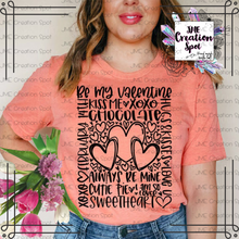 Load image into Gallery viewer, Valentine Subway Art T-Shirt