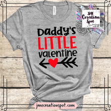 Load image into Gallery viewer, Daddy's Little Valentine T-Shirt