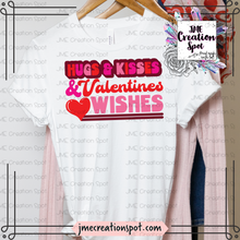 Load image into Gallery viewer, Hugs and Kisses_Valentine Wishes T-Shirt