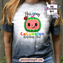 Load image into Gallery viewer, This is my Coco Melon Watching Shirt Bleached [TV]
