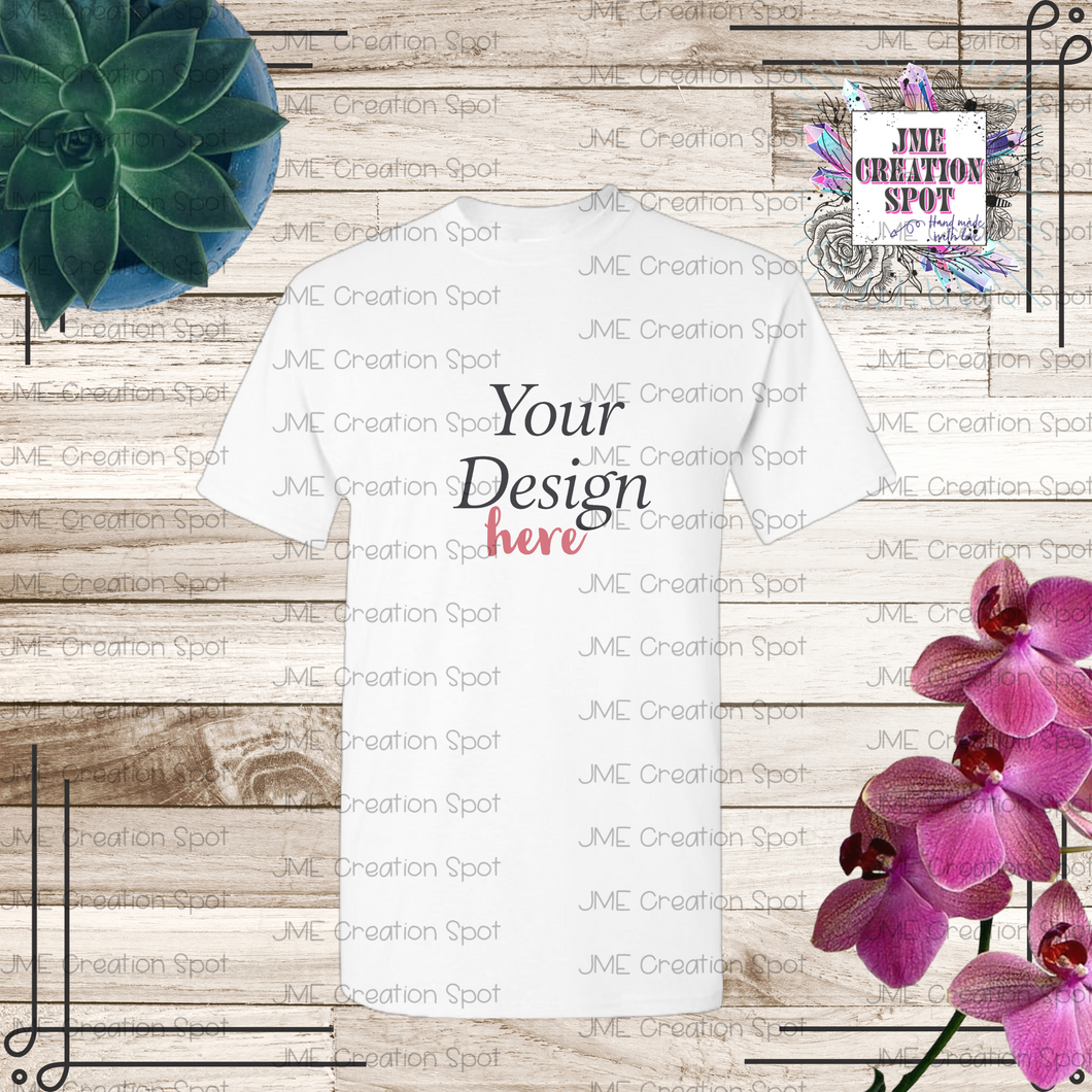 Customize It! Your logo or design on a T-shirt. [CUSTOM SHIRT PRINTED WITH SUBLIMATION]