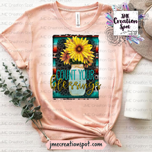 Load image into Gallery viewer, Count Your Blessings T-Shirt Bleached [Inspirational]
