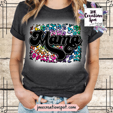 Load image into Gallery viewer, Mama Leopard Rainbow T-Shirt [Mom]
