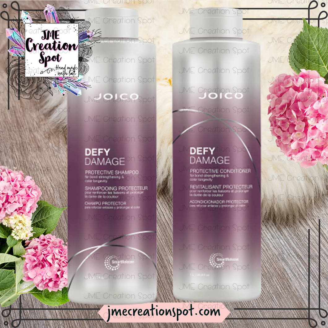 Joico Defy Damage Protective Shampoo 1 Liter & Conditioner 1 Liter [Orders of $75 or more of Beauty Corner Collection qualify for FREE Shipping]
