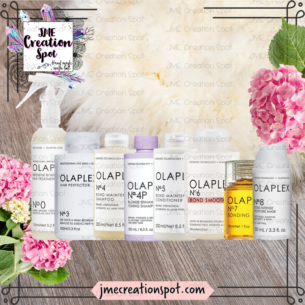 Olaplex Kit 8 Bottles [No. 0, No. 1, No. 3, No. 4, No. 5, No. 6, No. 7, No. 8] [$75 or more of Beauty Collection qualify for FREE Shipping]