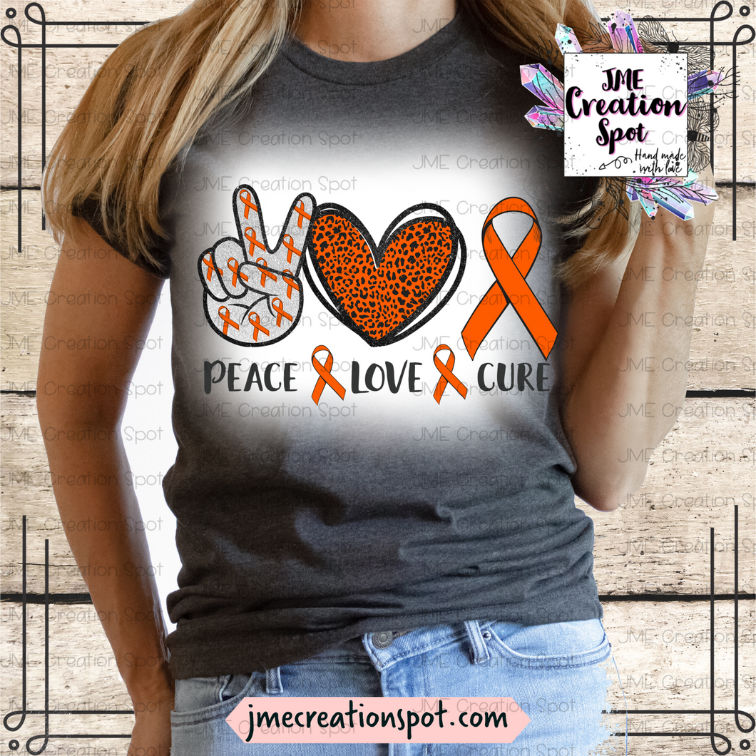 Orange Peace, Love, Cure  [Bleached]