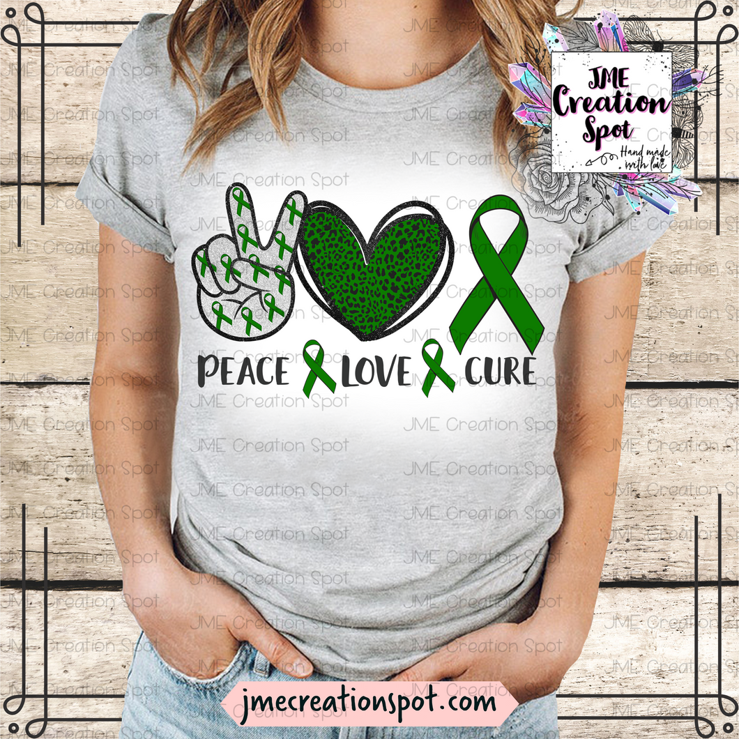 Green Peace, Love, Cure  [Bleached]