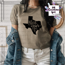 Load image into Gallery viewer, TX Bless Your Heart T-Shirt [Texas]
