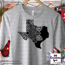 Load image into Gallery viewer, TX Floral mandala T-Shirt
