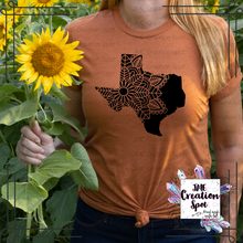 Load image into Gallery viewer, TX Floral mandala T-Shirt
