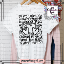 Load image into Gallery viewer, Valentine Subway Art T-Shirt
