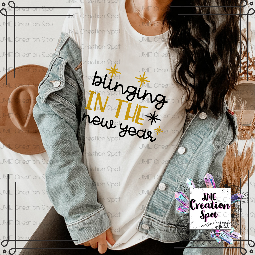 New Year Bling T-Shirt [Blinging in the New Year]