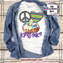 Load image into Gallery viewer, Peace Love King Cake [Mardi Gra]
