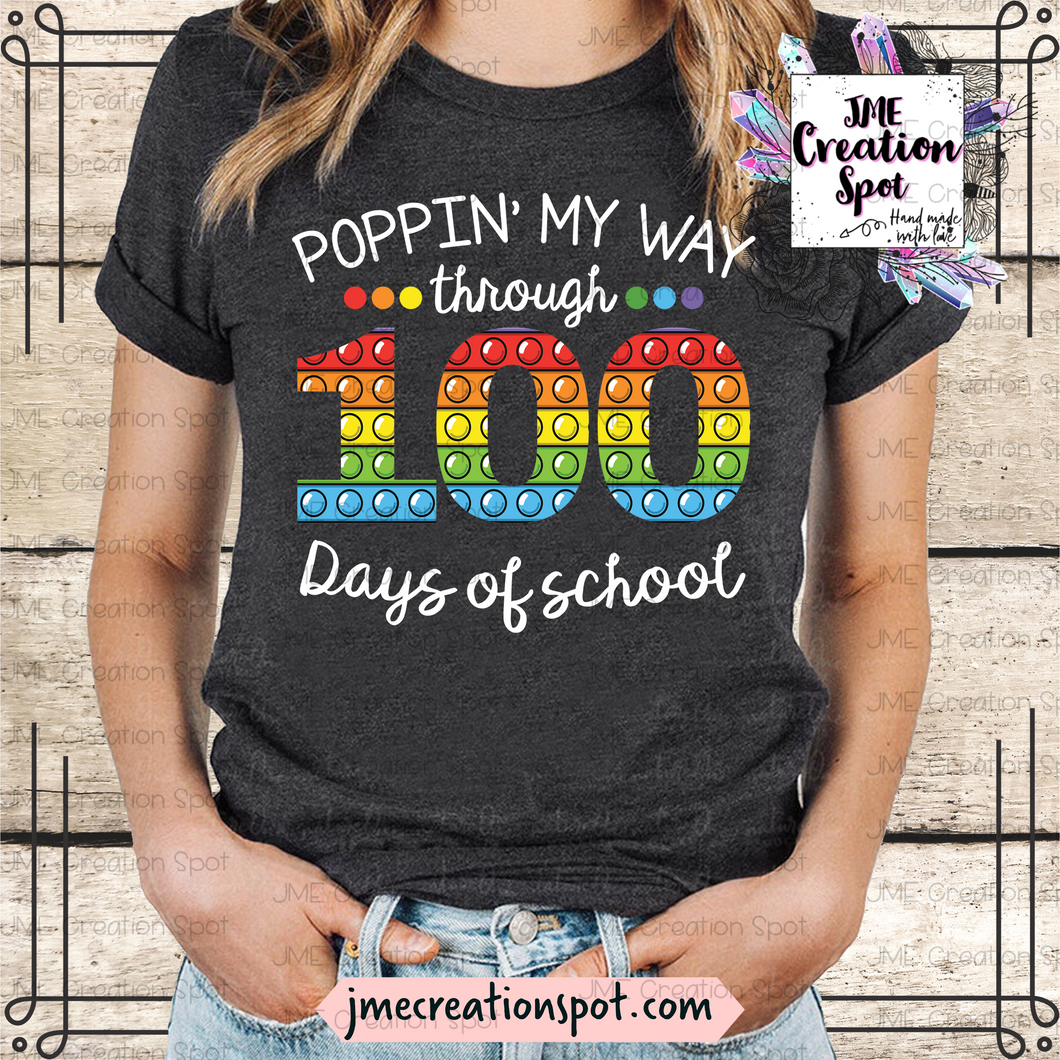 Poppin' My Way Through 100 Days of School