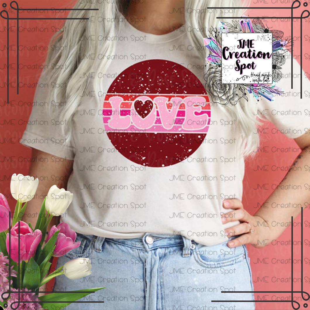 Valentine Retro Love T-Shirt