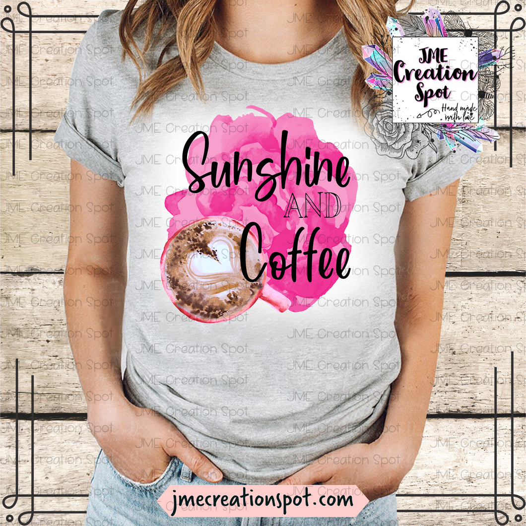 Sunshine & Coffee T-Shirt [Bleached]